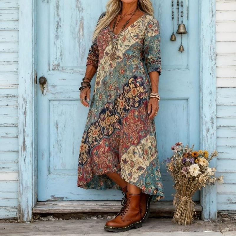 Eliana | Bohemian Flowing Maxi Dress