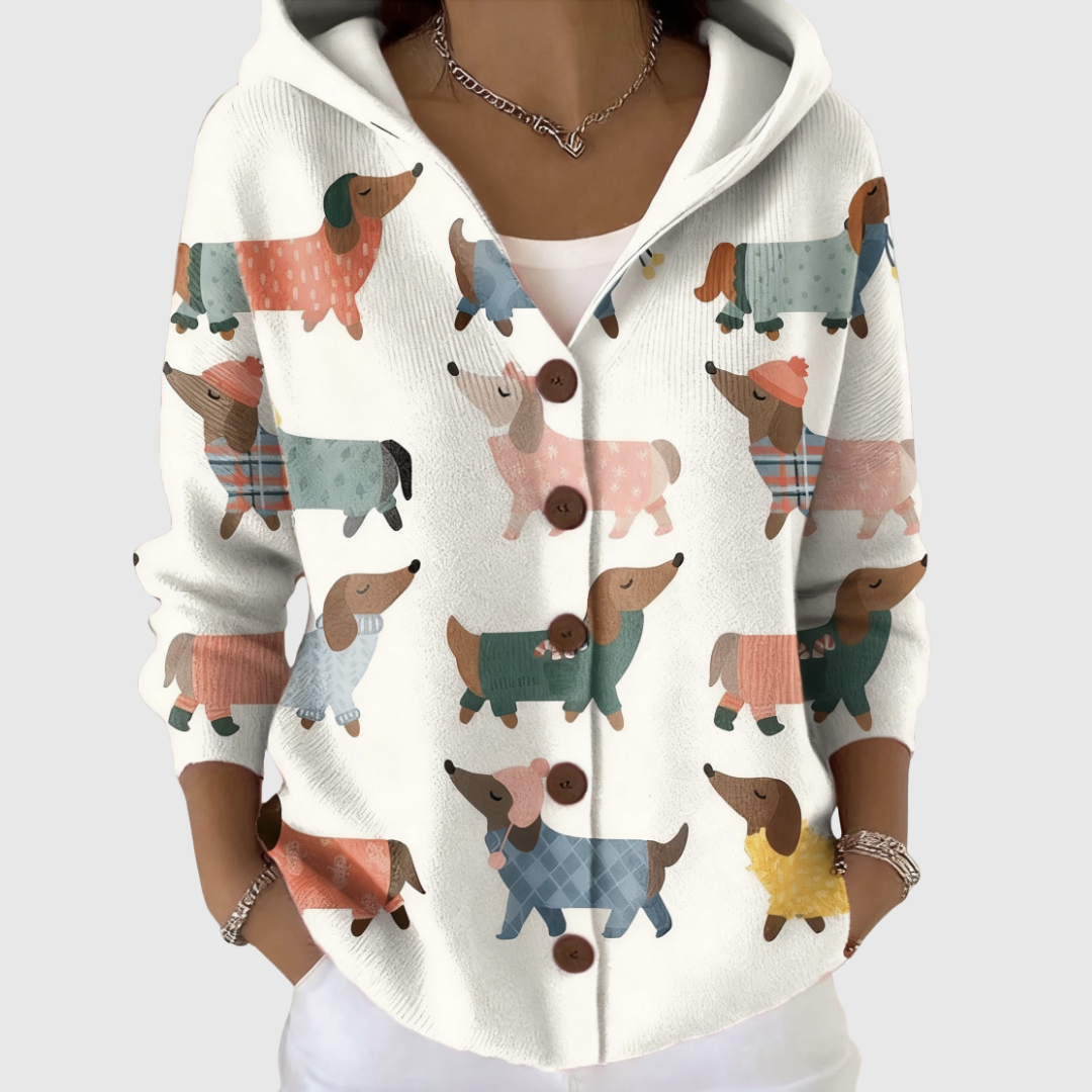 Snow | Knit Jacket with Hood