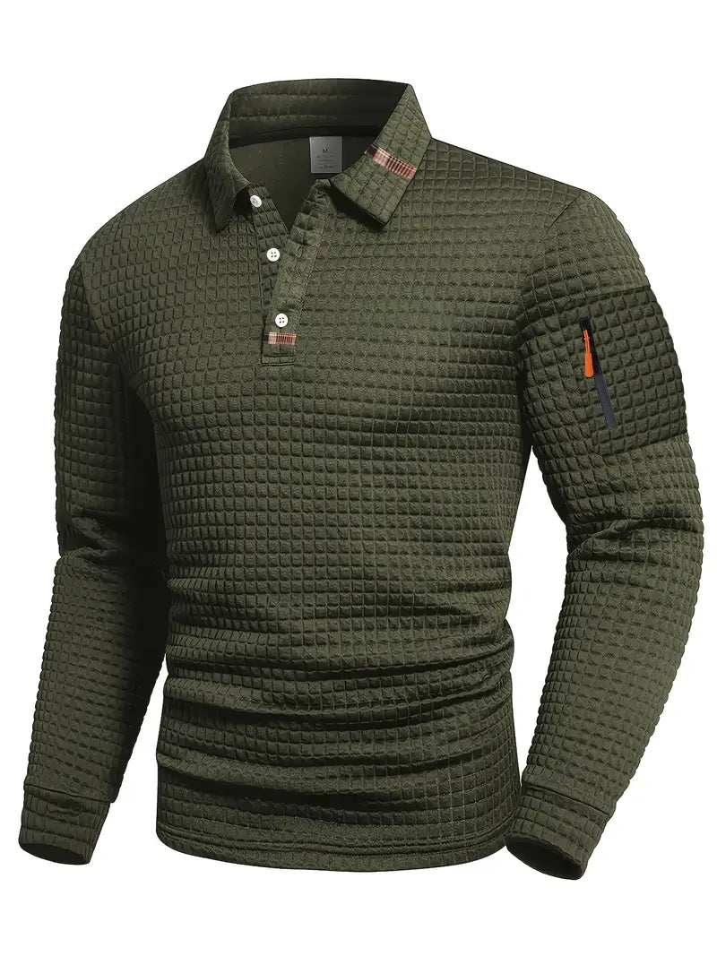Men's Quilted Casual Jumper - image 6