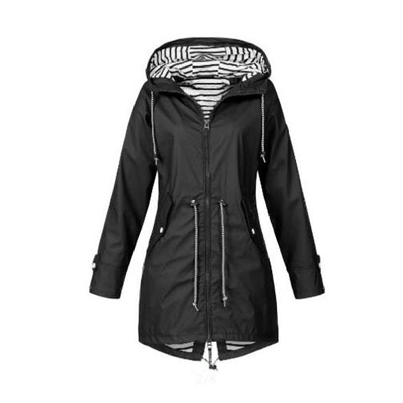Women's Hooded Mac Raincoat - image 8