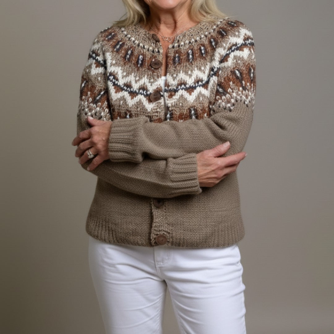 Women's Vintage-Inspired Knit Cardigan - image 3