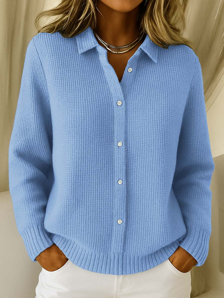 Carmela | Textured Knit Jacket with Buttons