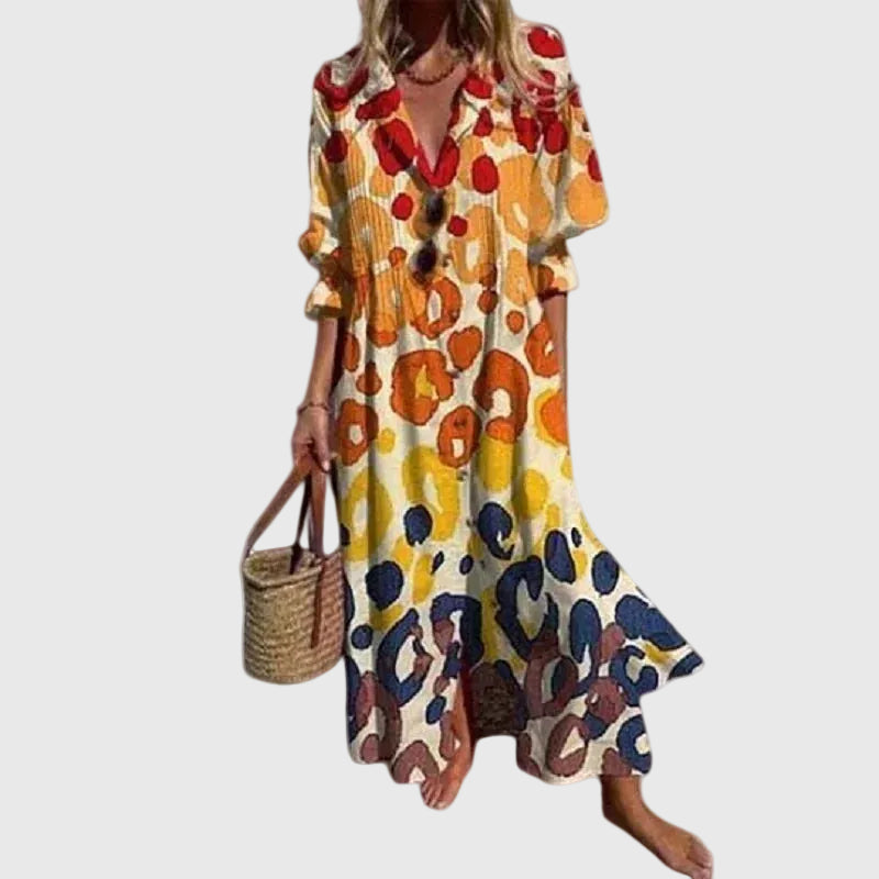 Zariah | Elegant Long Bohemian Style Dress