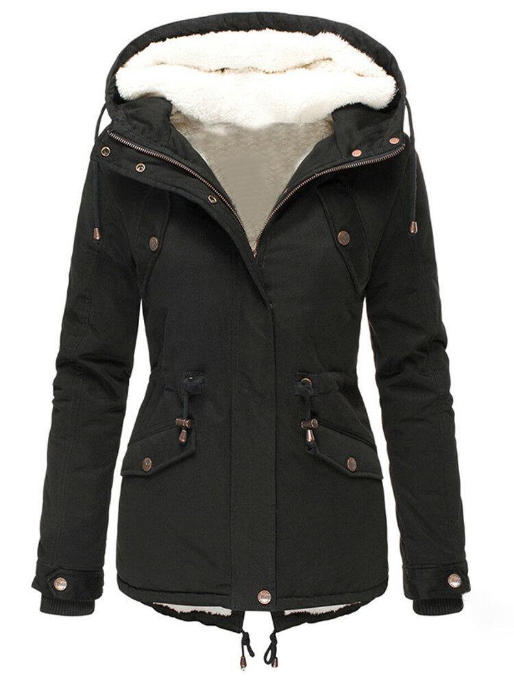 Women's Hooded Winter Parka Jacket - image 7