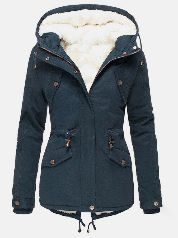 Women's Hooded Winter Parka Jacket - image 4