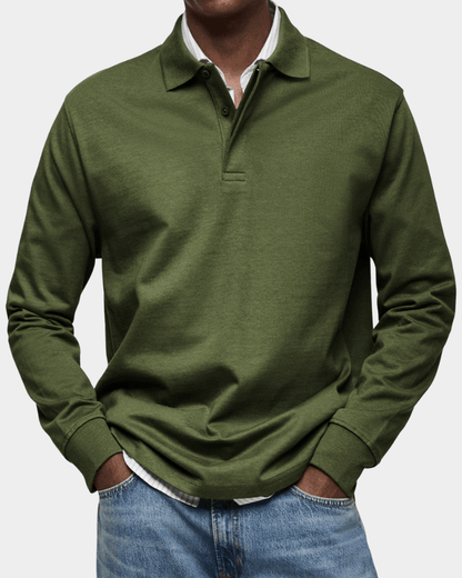 Men's Textured Knit Polo Shirt - image 9