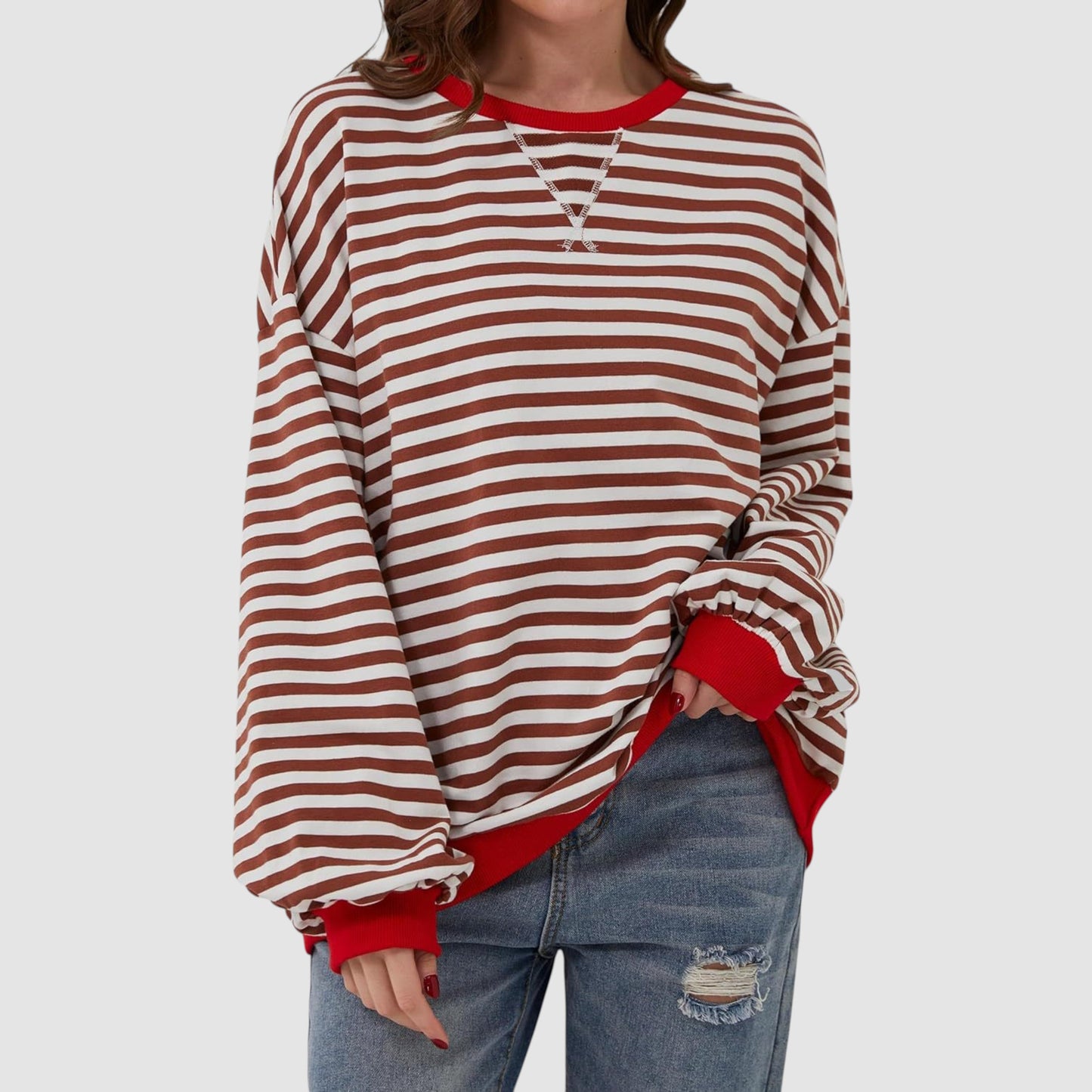 LUKA | STRIPED LONG SLEEVE SHIRT