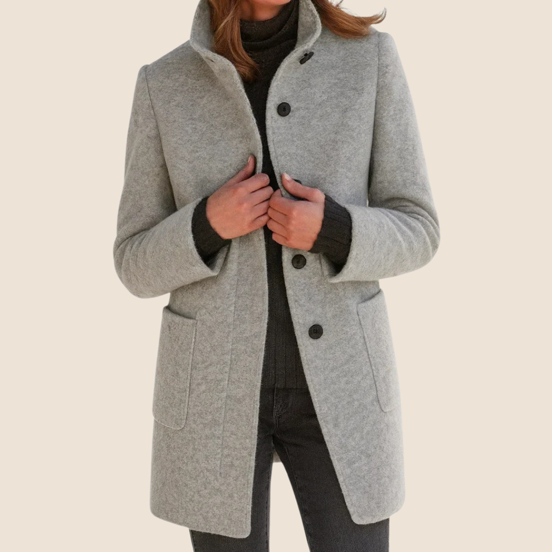 Eleonora | Wool Midi Cut Coat
