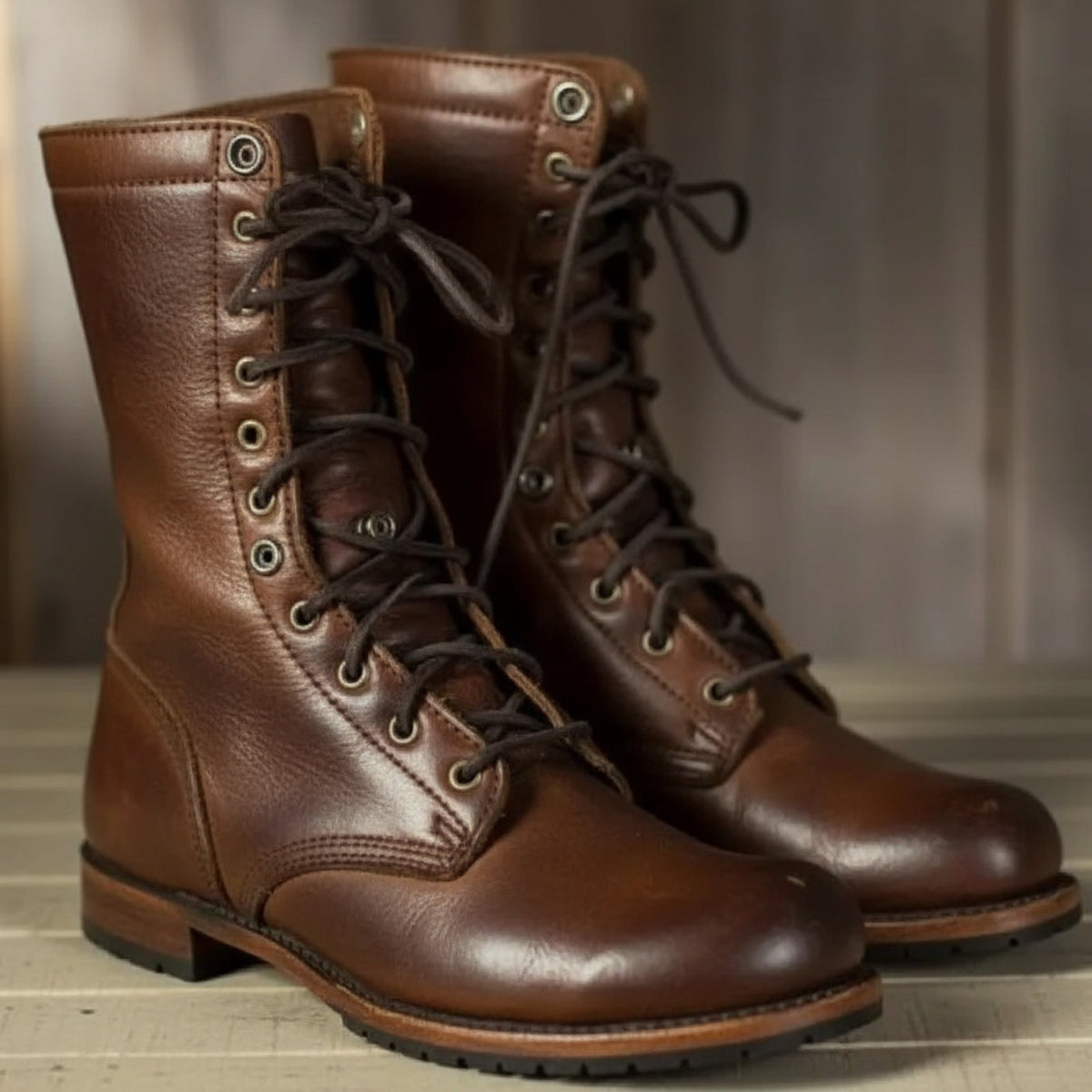 Women's Lace-Up Mid-Calf Boots - image 1