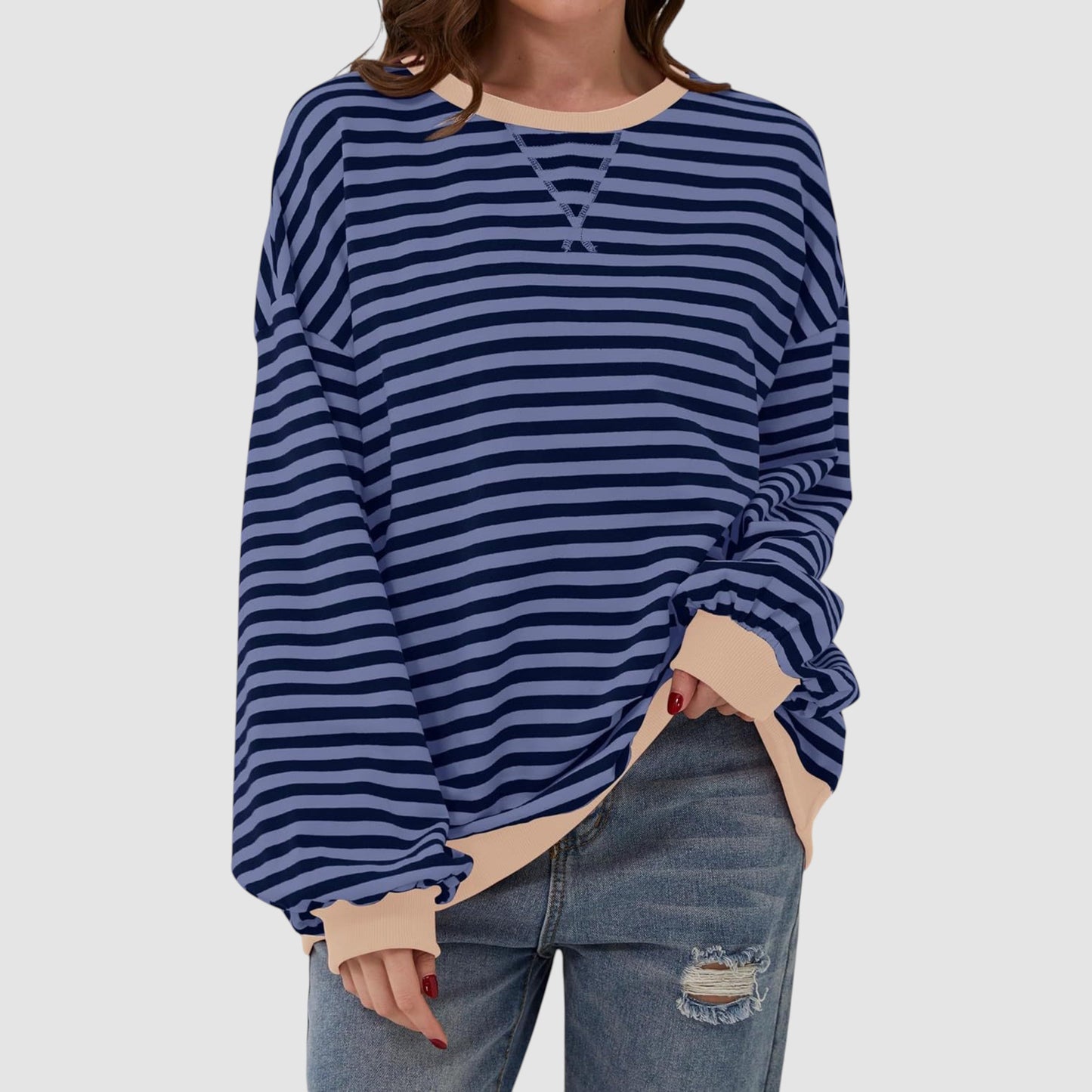 LUKA | STRIPED LONG SLEEVE SHIRT