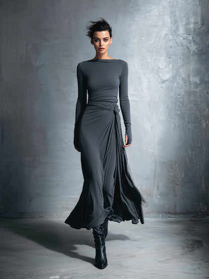 Naomie | Maxi Dress with Side Knot