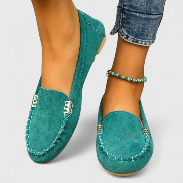 KARLENE - Embellished Slip-On Loafers