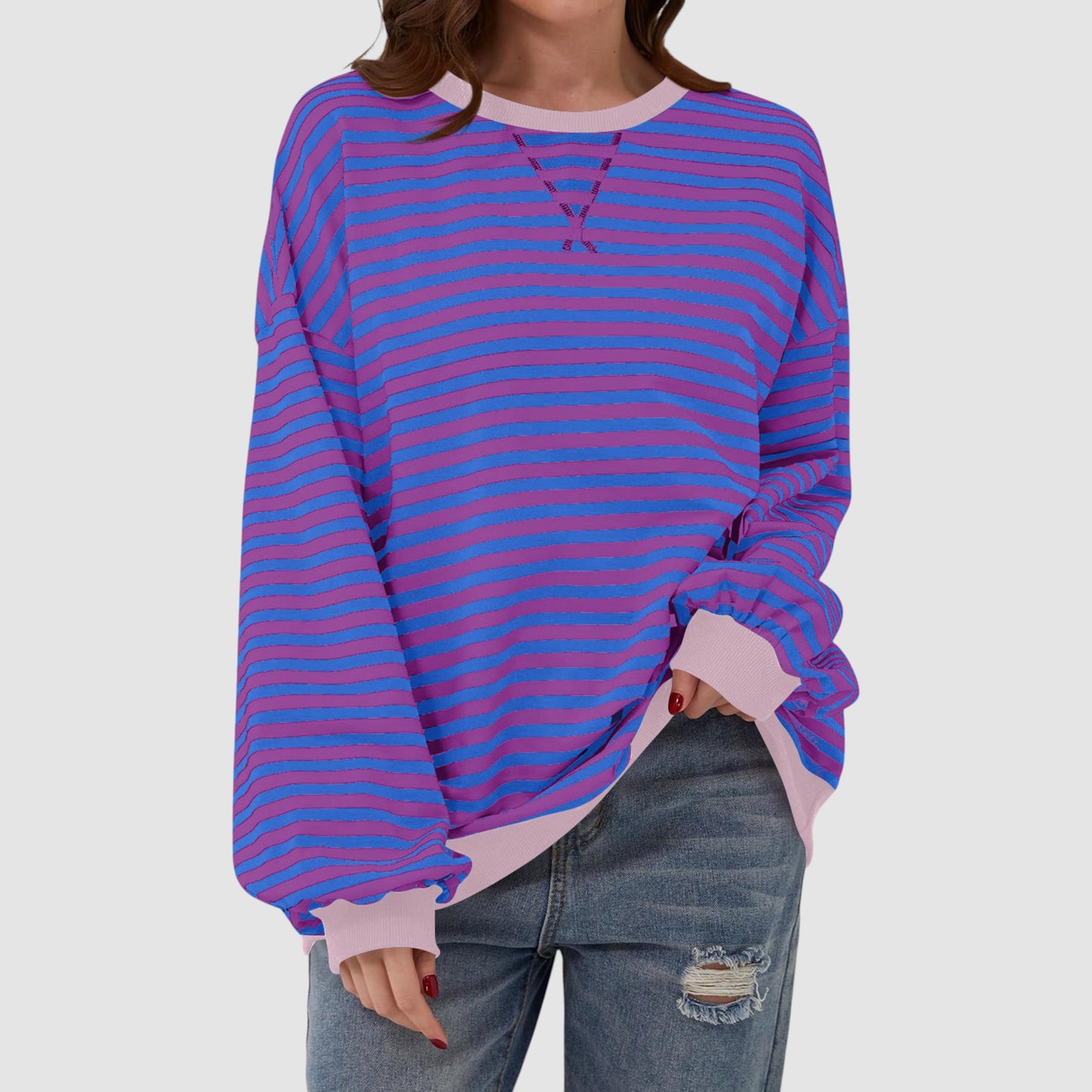 LUKA | STRIPED LONG SLEEVE SHIRT