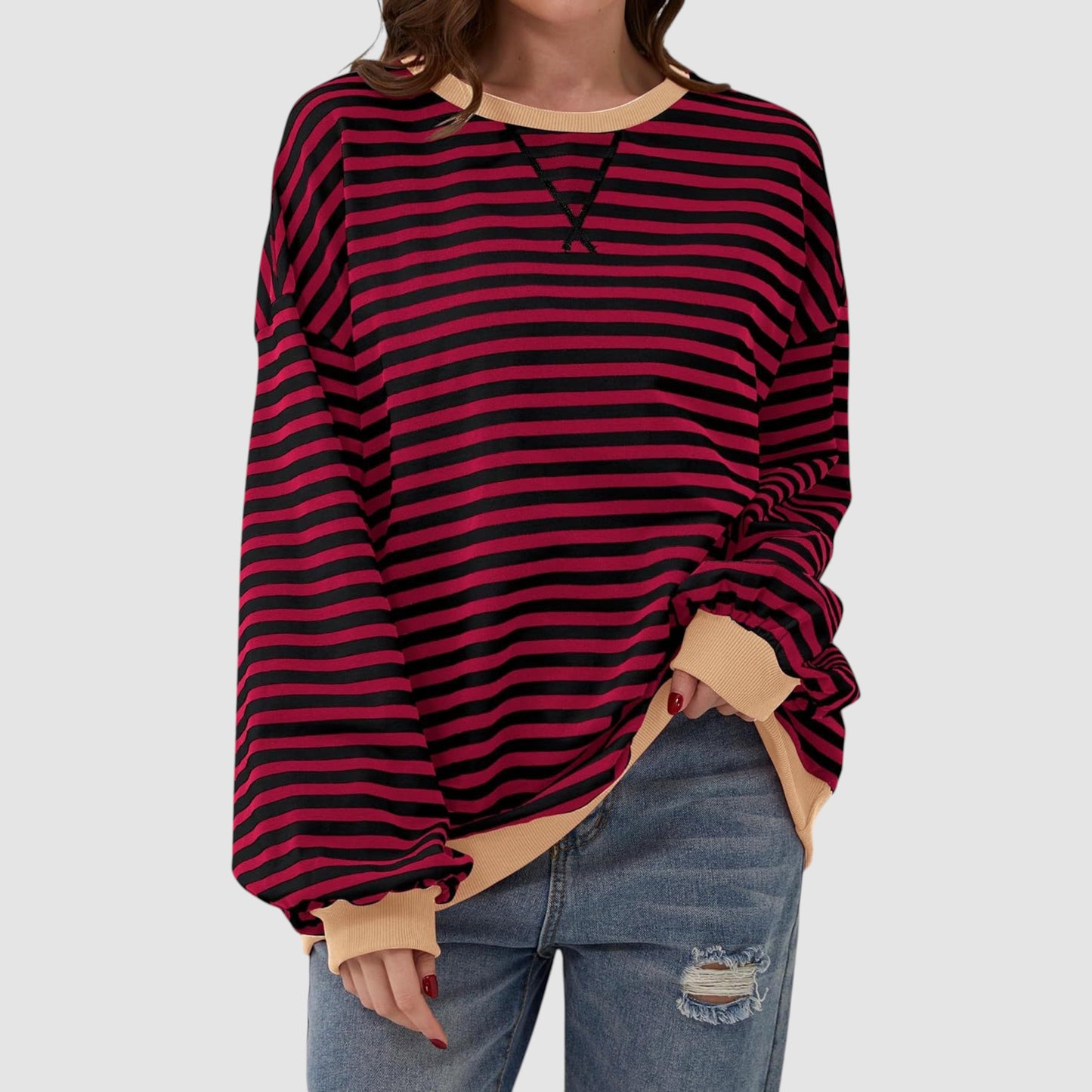 LUKA | STRIPED LONG SLEEVE SHIRT