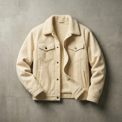 Men's Corduroy Look Jacket - image 4