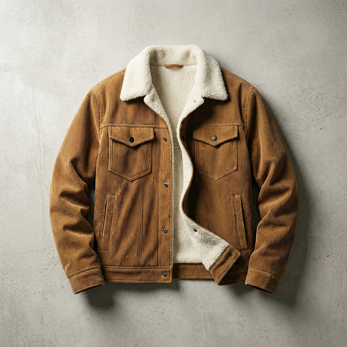 Men's Corduroy Look Jacket - image 2