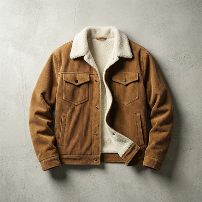 Men's Corduroy Look Jacket - image 2