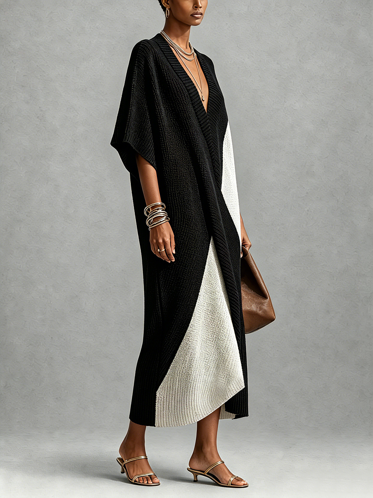 Véra | Ebony and Ivory Dress
