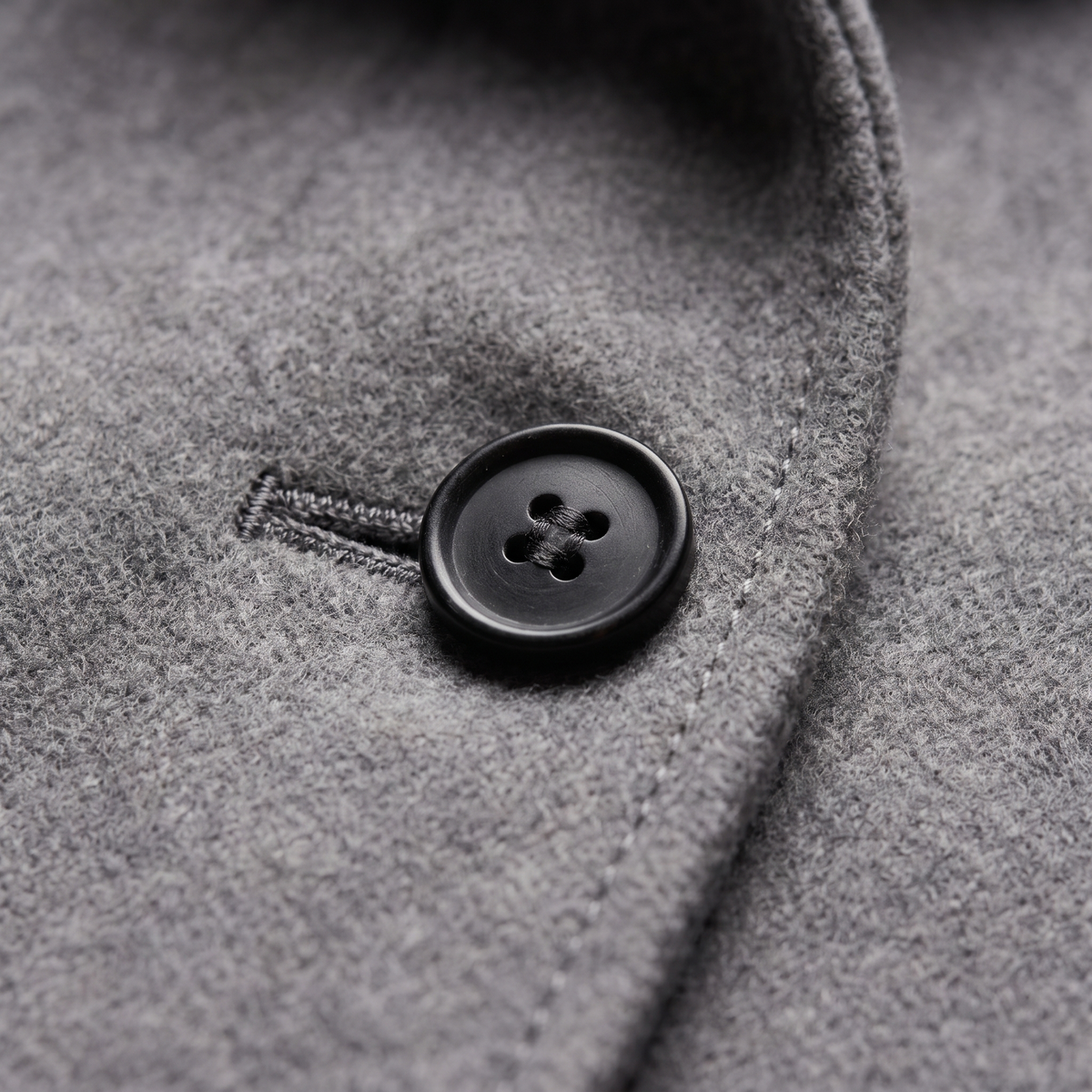 Women's Wool Look Straight Cut Coat with Button Front - image 4