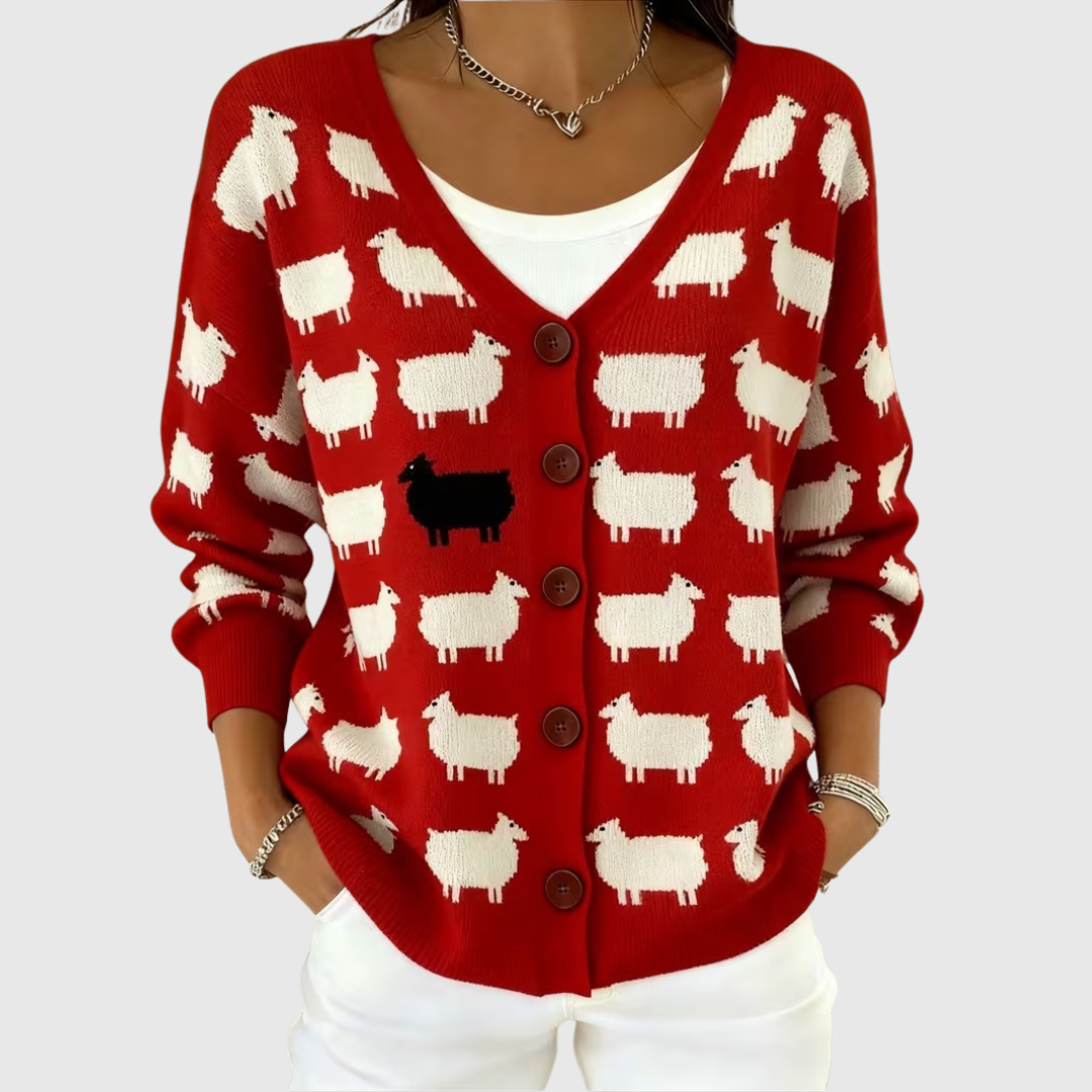 Renata | Knitted Jacket with Buttons