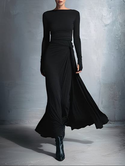 Naomie | Maxi Dress with Side Knot