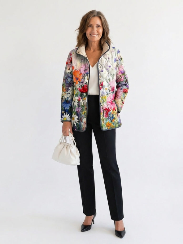 DELACROIX | Quilted Jacket Wildflower Manon