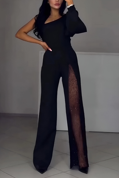 Women's Wide-Leg Jumpsuit in Black - image 1