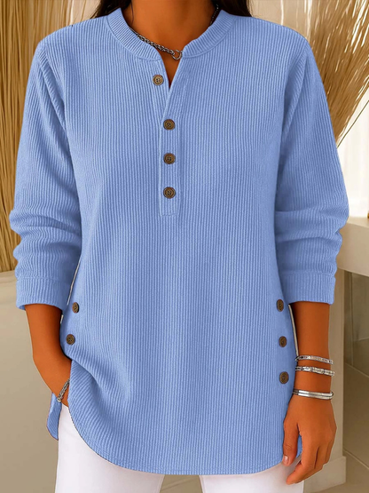 Nieves | Henley Tunic with Buttons