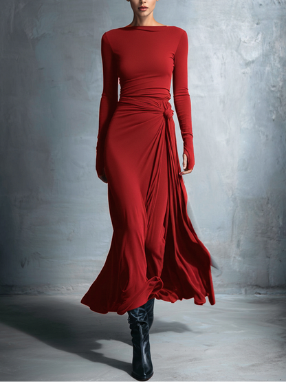 Naomie | Maxi Dress with Side Knot