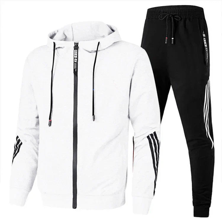 Men's Hooded Zip Tracksuit Set - image 3