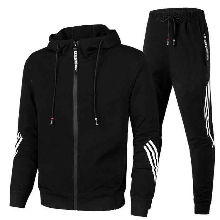 Men's Hooded Zip Tracksuit Set - image 4