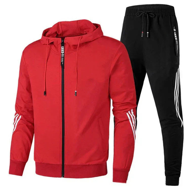 Men's Hooded Zip Tracksuit Set - image 5
