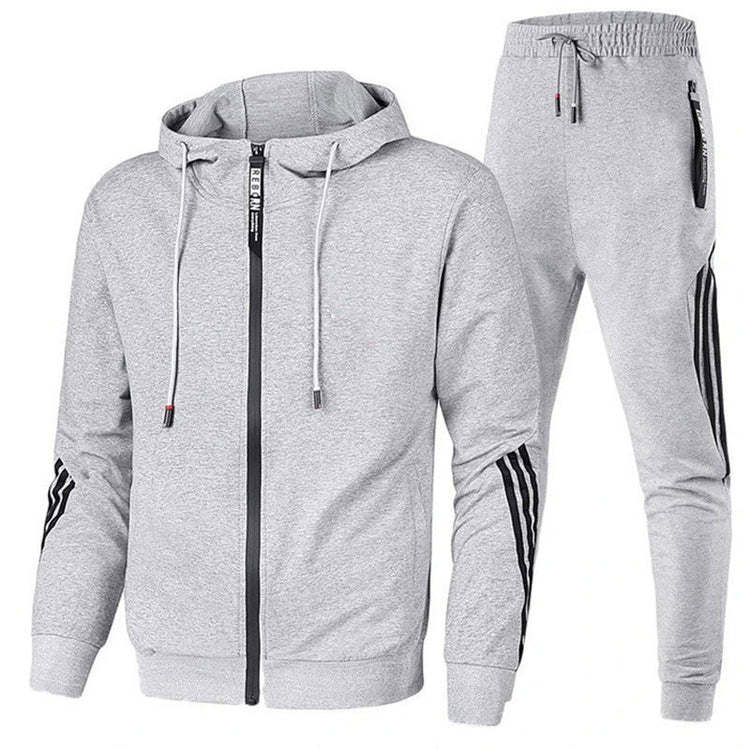 Men's Hooded Zip Tracksuit Set - image 2