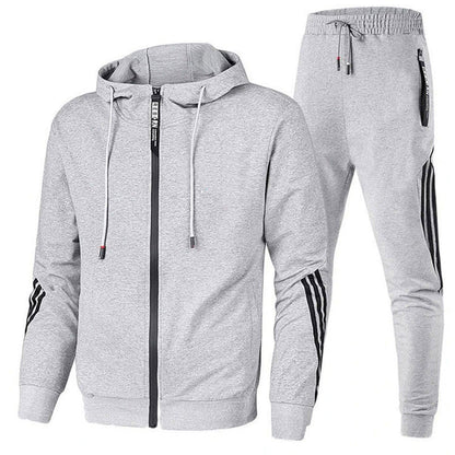 Men's Hooded Zip Tracksuit Set - image 2