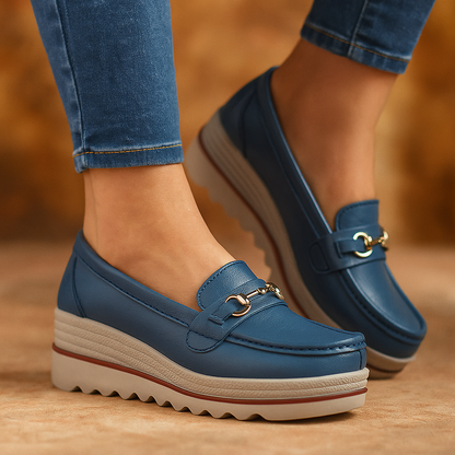 CLEMENS - Lug Sole Clasp Loafers