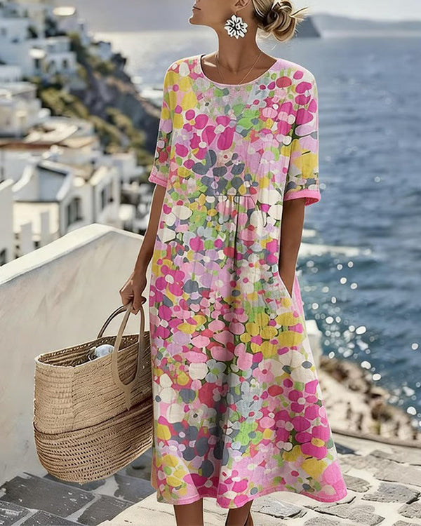 Jolene - Floral Print Maxi Dress