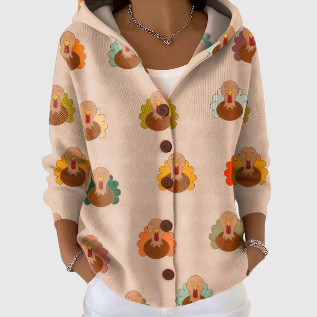 Pierina | Knitted Jacket with Hood