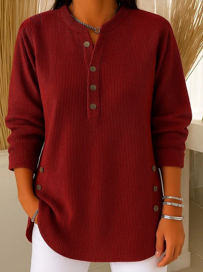 Nieves | Henley Tunic with Buttons