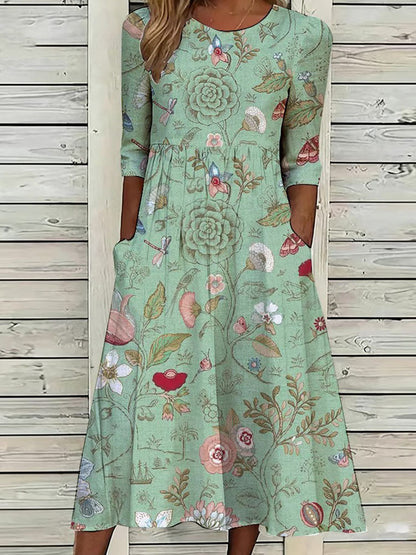Florence | Flattering Tummy-Control Midi Dress