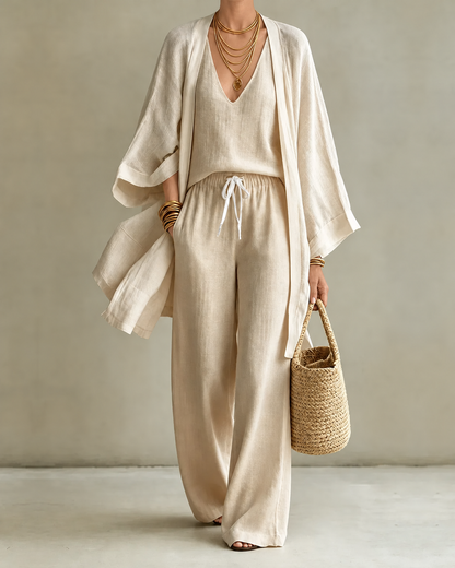 Tanisha™ 3-Piece Linen Look Set