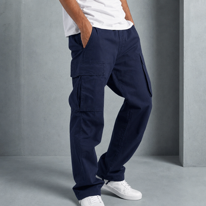 Men's Relaxed Fit Cargo Trousers - image 4