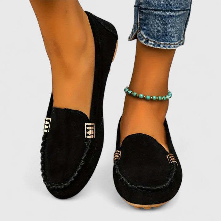 KARLENE - Embellished Slip-On Loafers