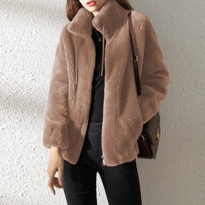 Women's Zip-Up Jacket with Loose Fit - image 2