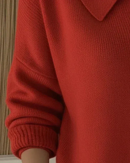 Vega | Knitted Jacket with Shirt Collar