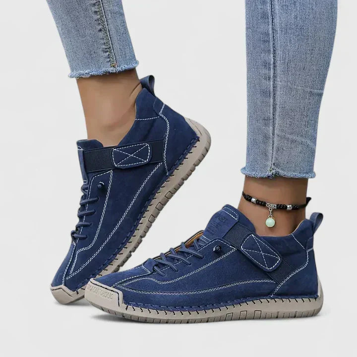 Women's Slip-On Trainers with Elastic Panels - image 4