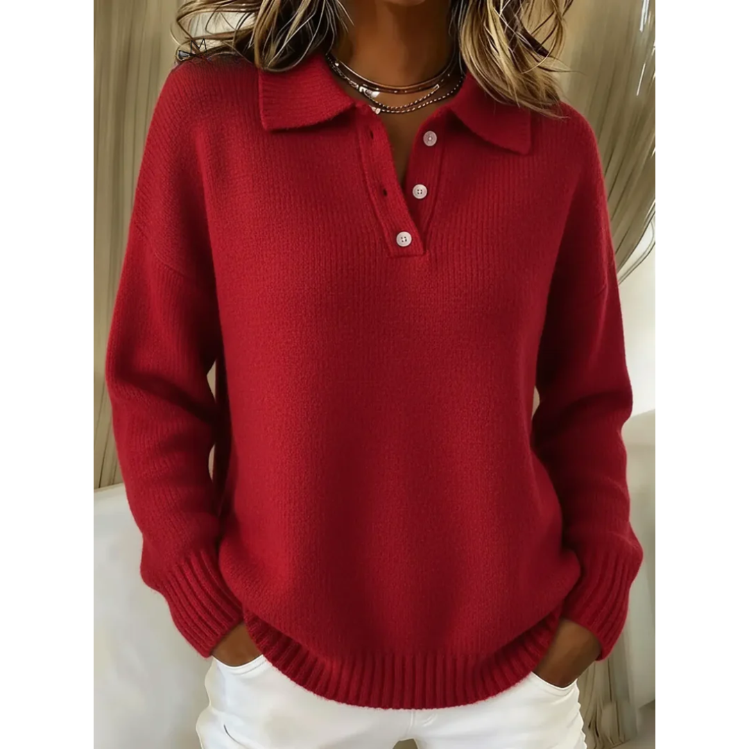 Marina | Soft Polo Jumper