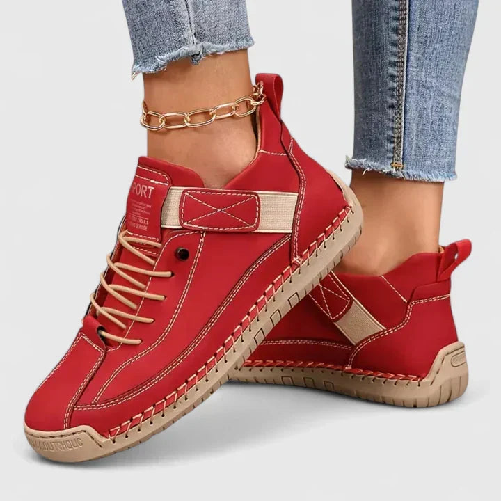 Women's Slip-On Trainers with Elastic Panels - image 3
