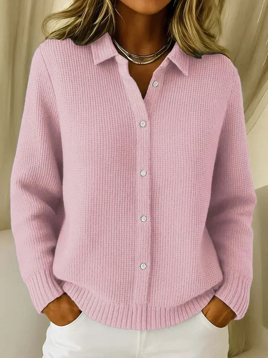 Carmela | Textured Knit Jacket with Buttons