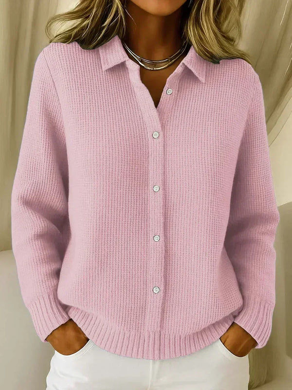 Carmela | Textured Knit Jacket with Buttons