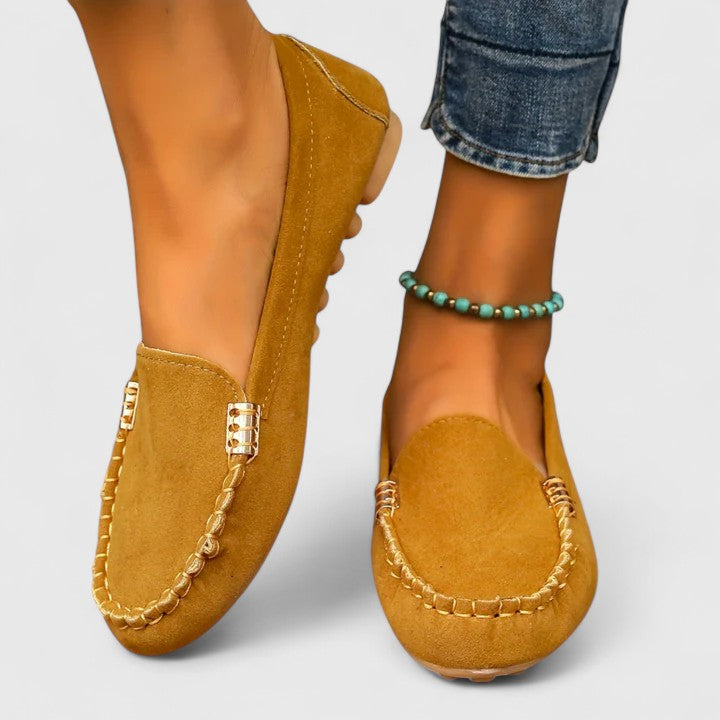 KARLENE - Embellished Slip-On Loafers